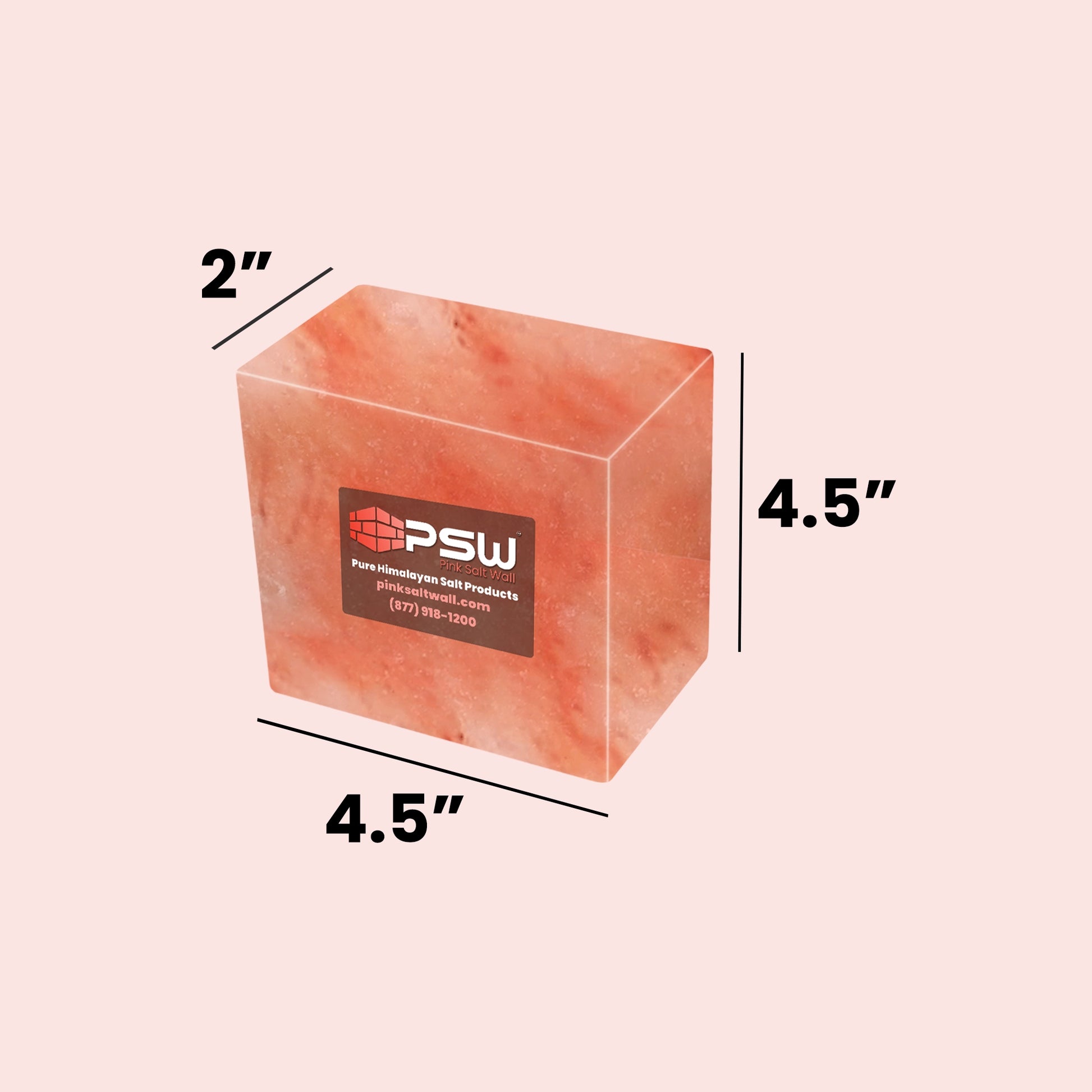 Pink Salt Blocks 4.5x4.5x 2