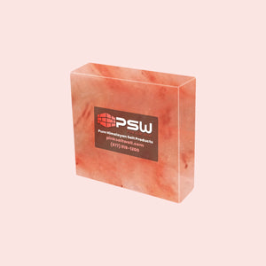 Testa - Solid Himalayan Salt Tile (4" x 4" x  1")