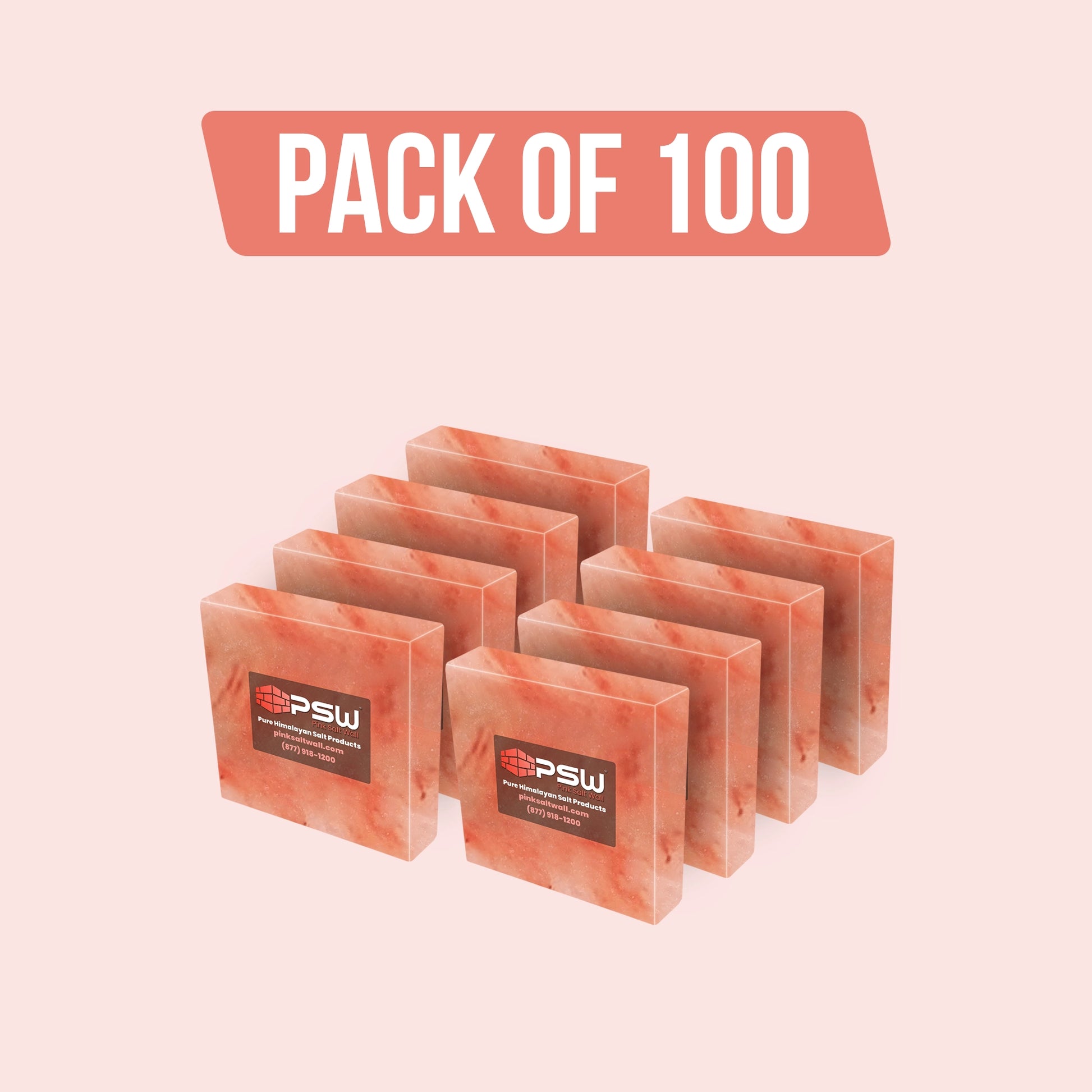 Himalayan salt tiles pack of 100