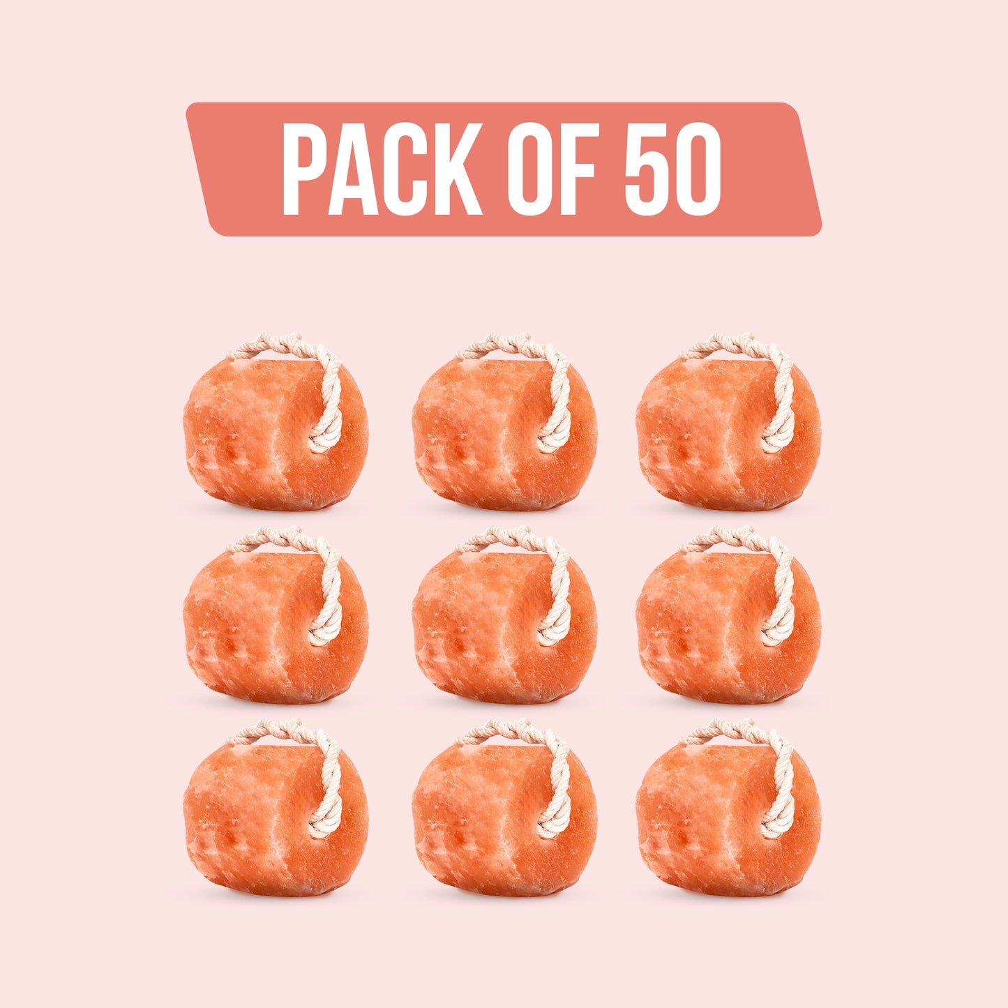 Himalayan Animal Licking Salt Block - 5lbs - Pack of 50