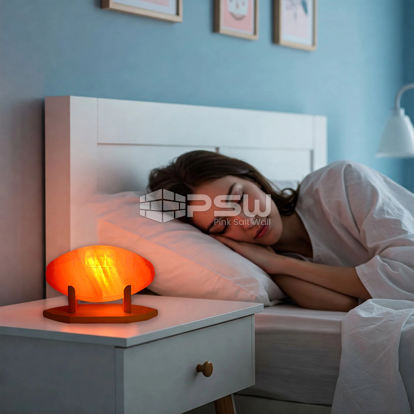 Pink Salt lamp for bedroom