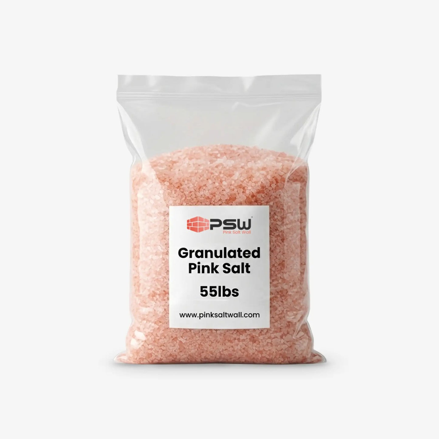 granulated pink salt 55lbs