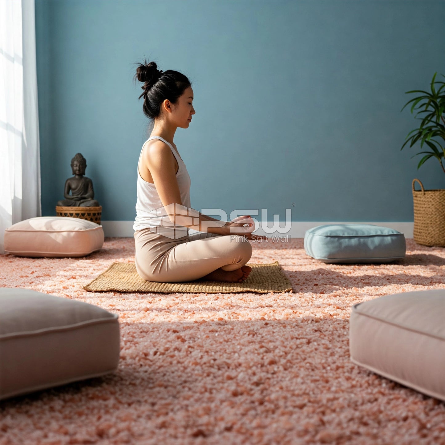 Himalayan pink salt bulk for Floor In Spa Room