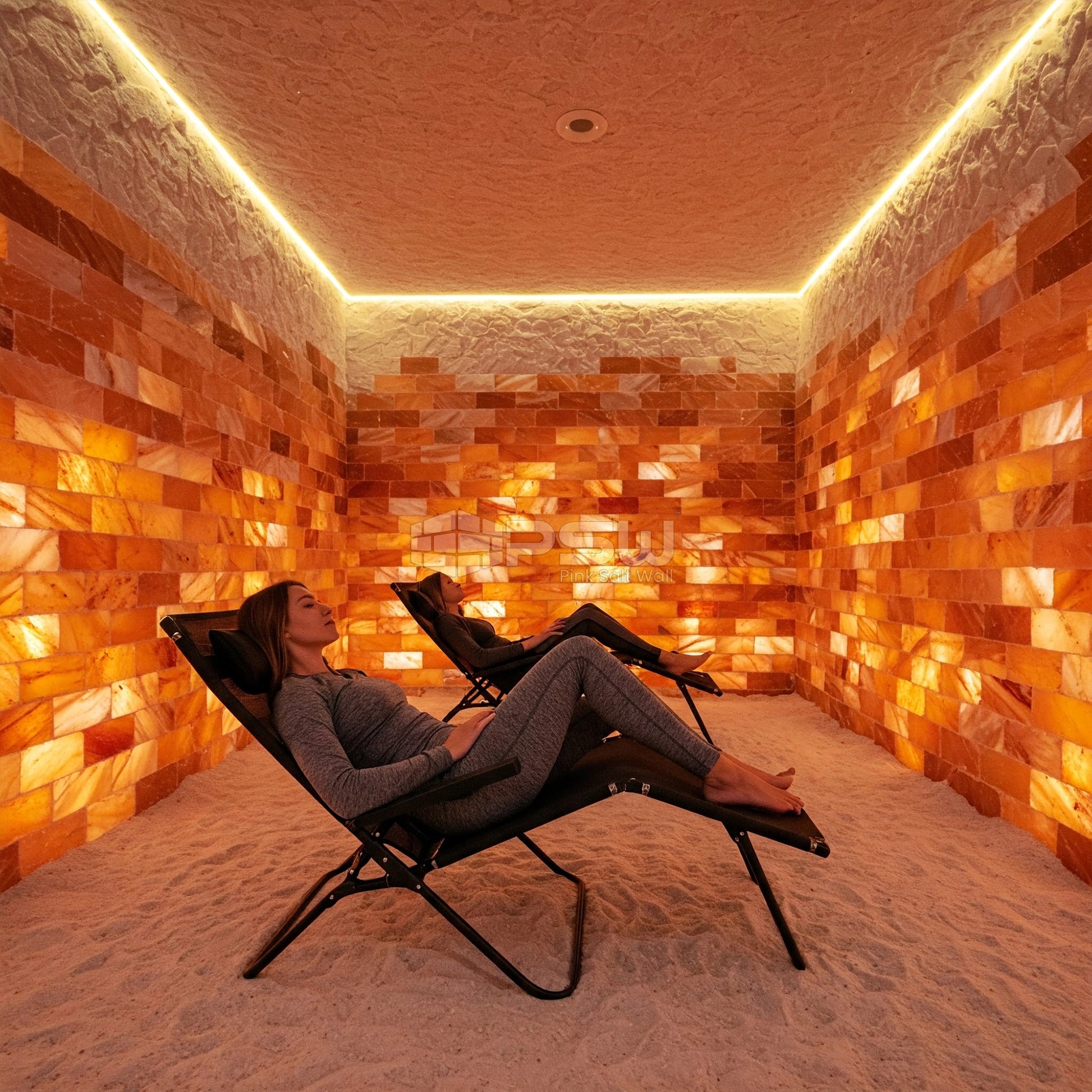 Himalayan salt tile for sauna