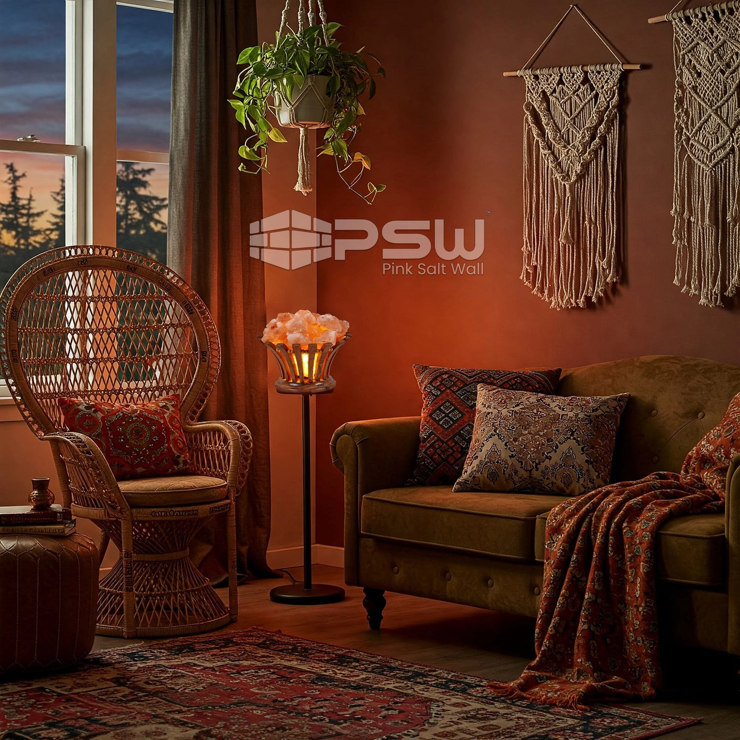 Himalayan Pink Salt Lamp for Living Room
