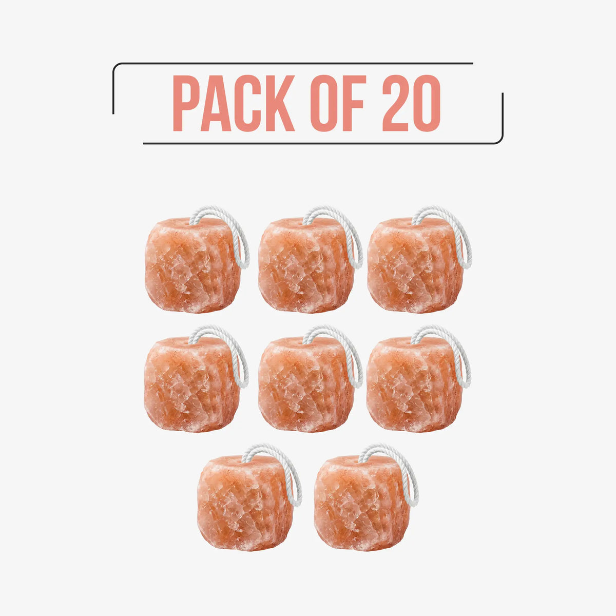 Himalayan Animal Licking Salt Block - 5lbs - Pack of 20