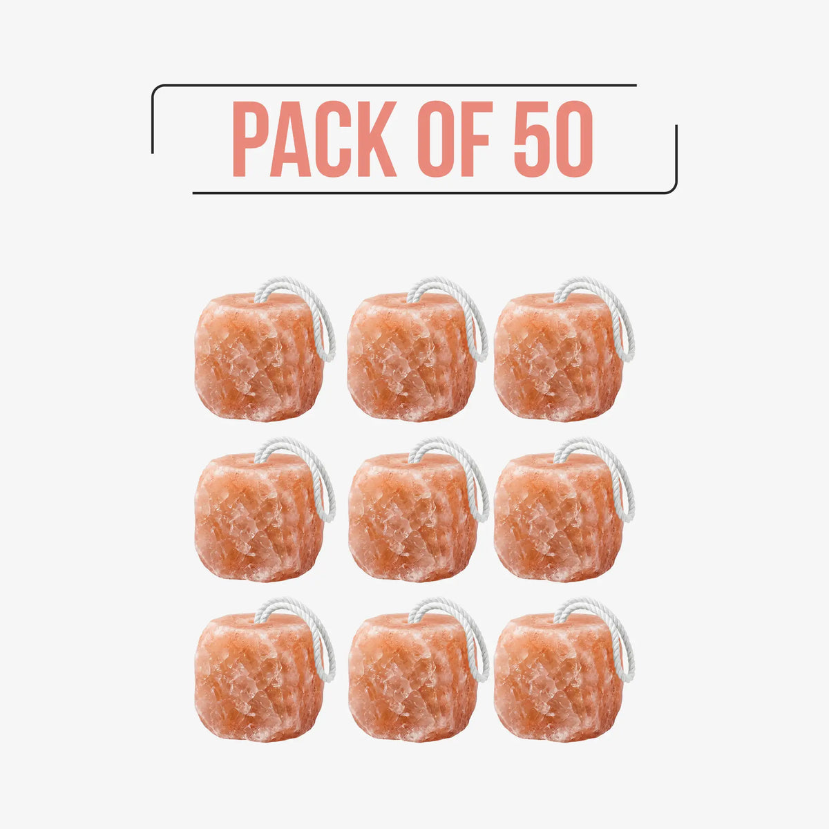 Himalayan Animal Licking Salt Block - 5lbs - Pack of 50