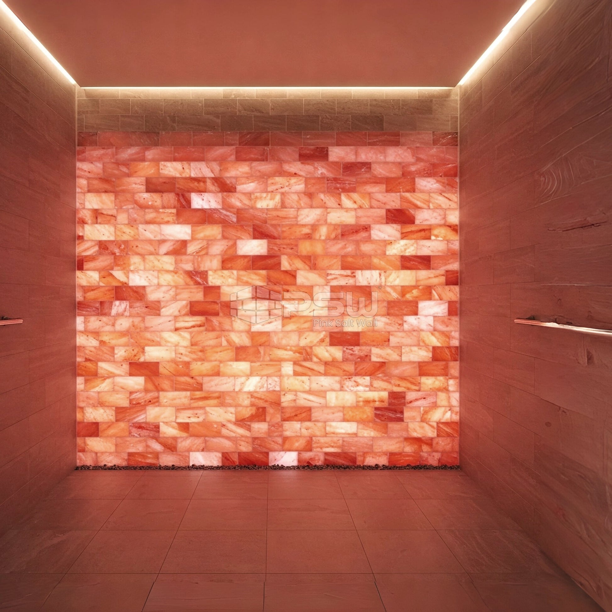 pink salt tiles for wall