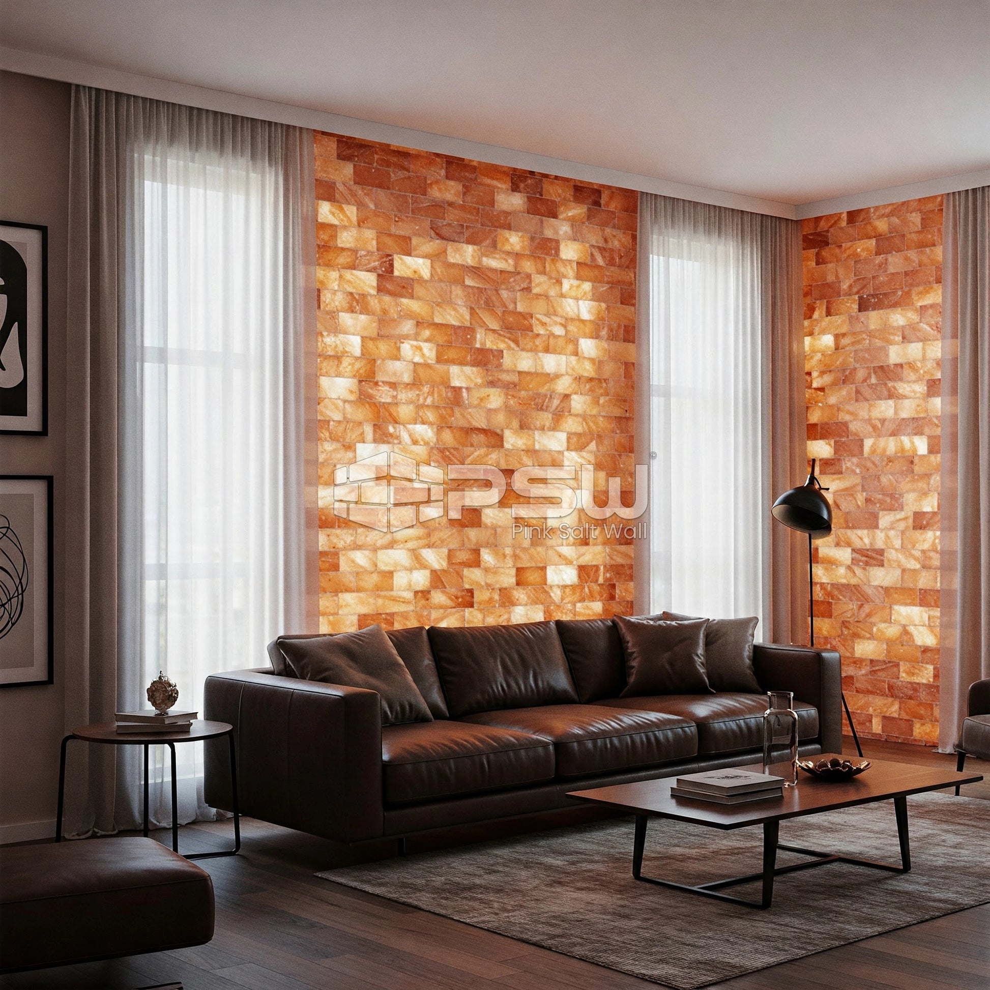 Himalayan salt wall design