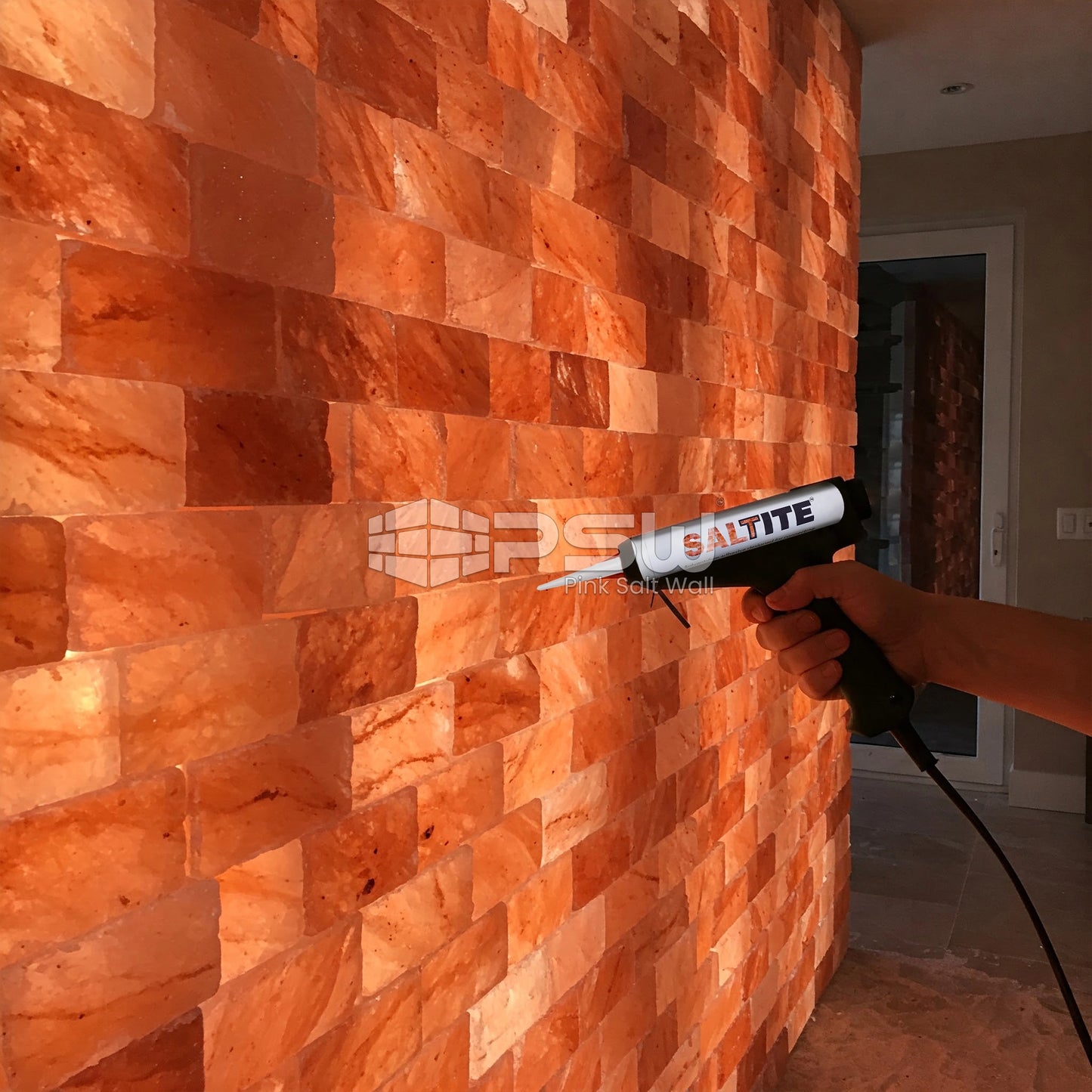 Saltite to Joint Salt Bricks for Wall