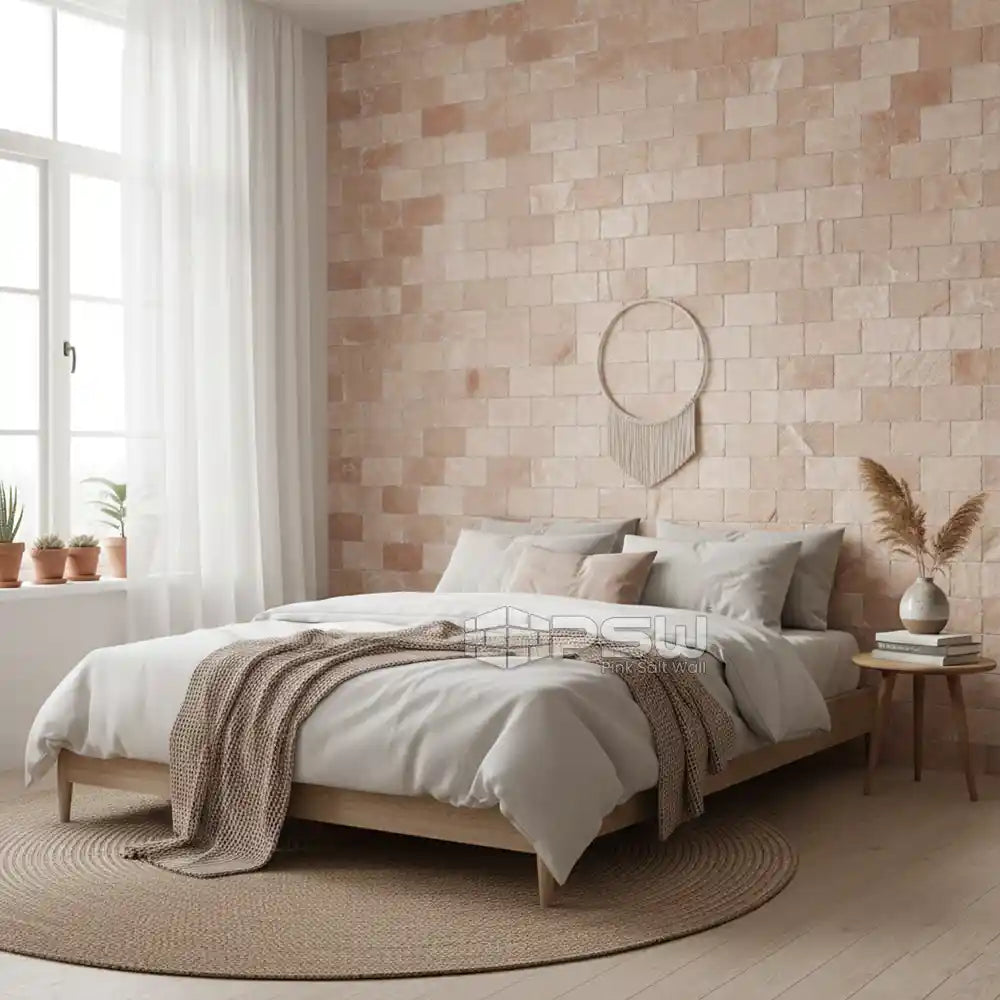 white salt tiles for walls