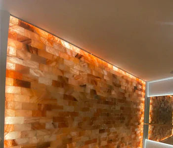 Orange Color Penetrated from Salt Blocks is Healthful