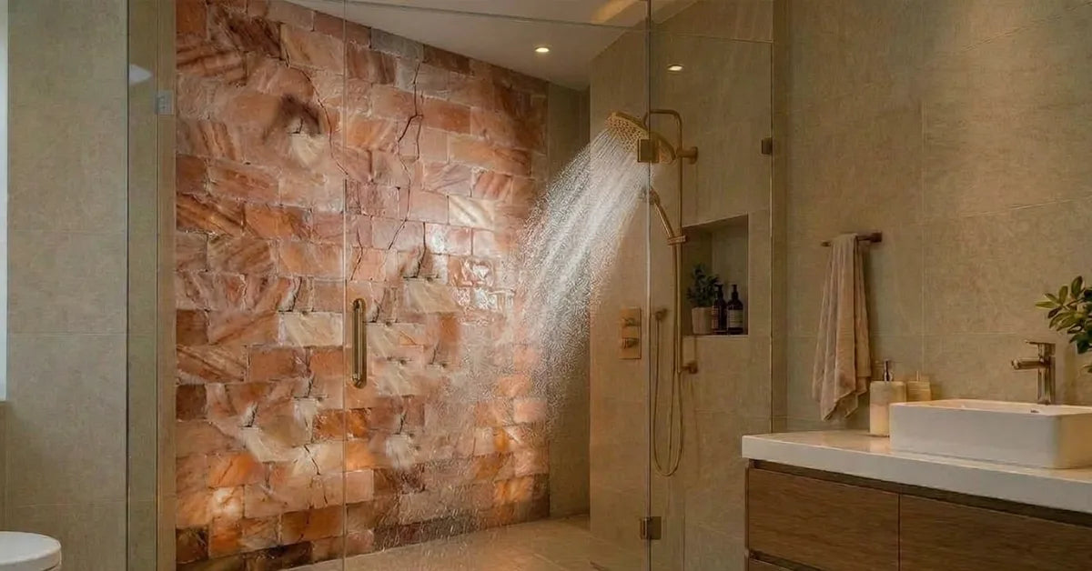 Himalayan Salt Wall in Your Bathroom
