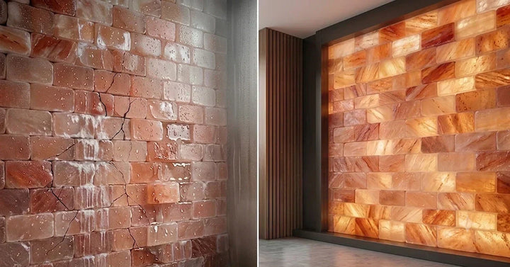 Himalayan Salt Walls Crack or Melt