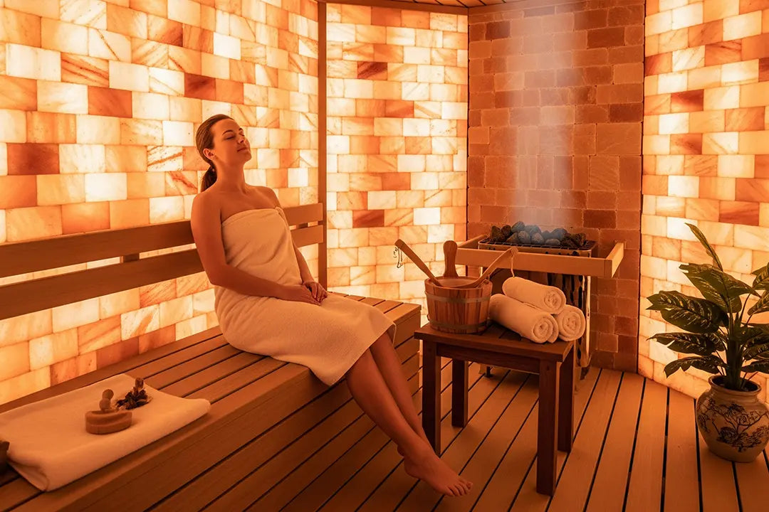 Himalayan salt blocks for sauna