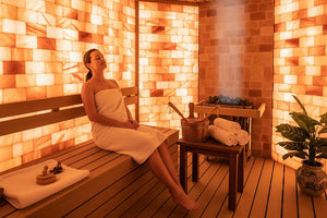 Himalayan salt blocks for sauna