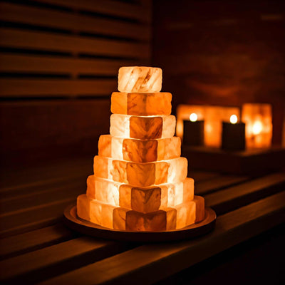 Experience Wellness Salt for Sauna with Himalayan Salt Tiles