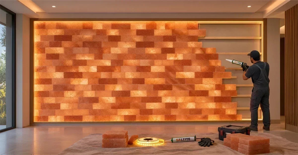 Can Himalayan Salt Adhesive Be Used for a Backlit Salt Wall?