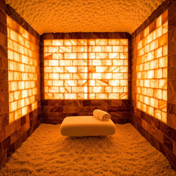 Pink salt tiles