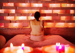 Himalayan salt blocks for walls