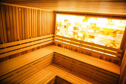Himalayan salt bricks for sauna