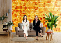 Pink salt wall