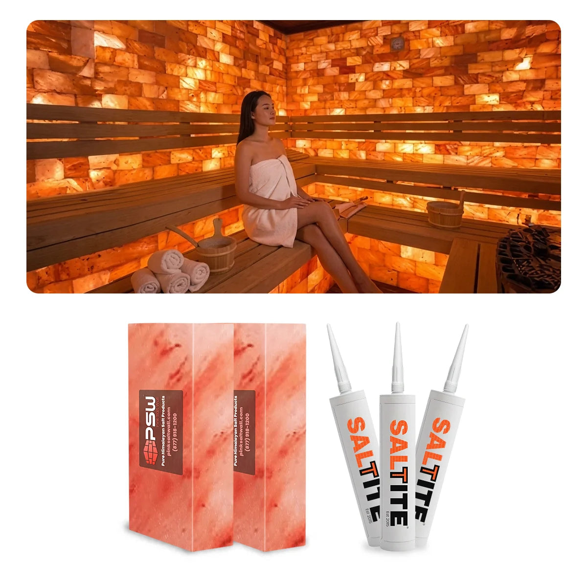 Himalayan Salt Bricks for Sauna