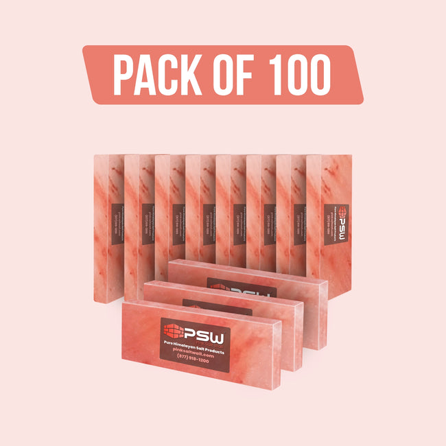 Himalayan Pink Salt Tile (12" x 4" x 1") - Pack of 100