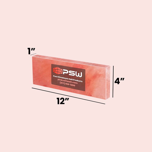 Himalayan Pink Salt Tile (12" x 4" x 1") - Pack of 50