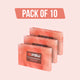 Himalayan Salt Wall Fingo Tile (12" x 8" x 1") - Pack of 10