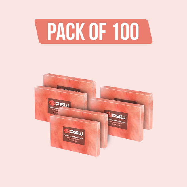 Himalayan Salt Wall Fingo Tile (12" x 8" x 1") - Pack of 100