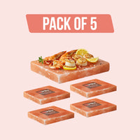 Himalayan Salt Cooking Plate (12” x 8” x 1”) Pack of 5