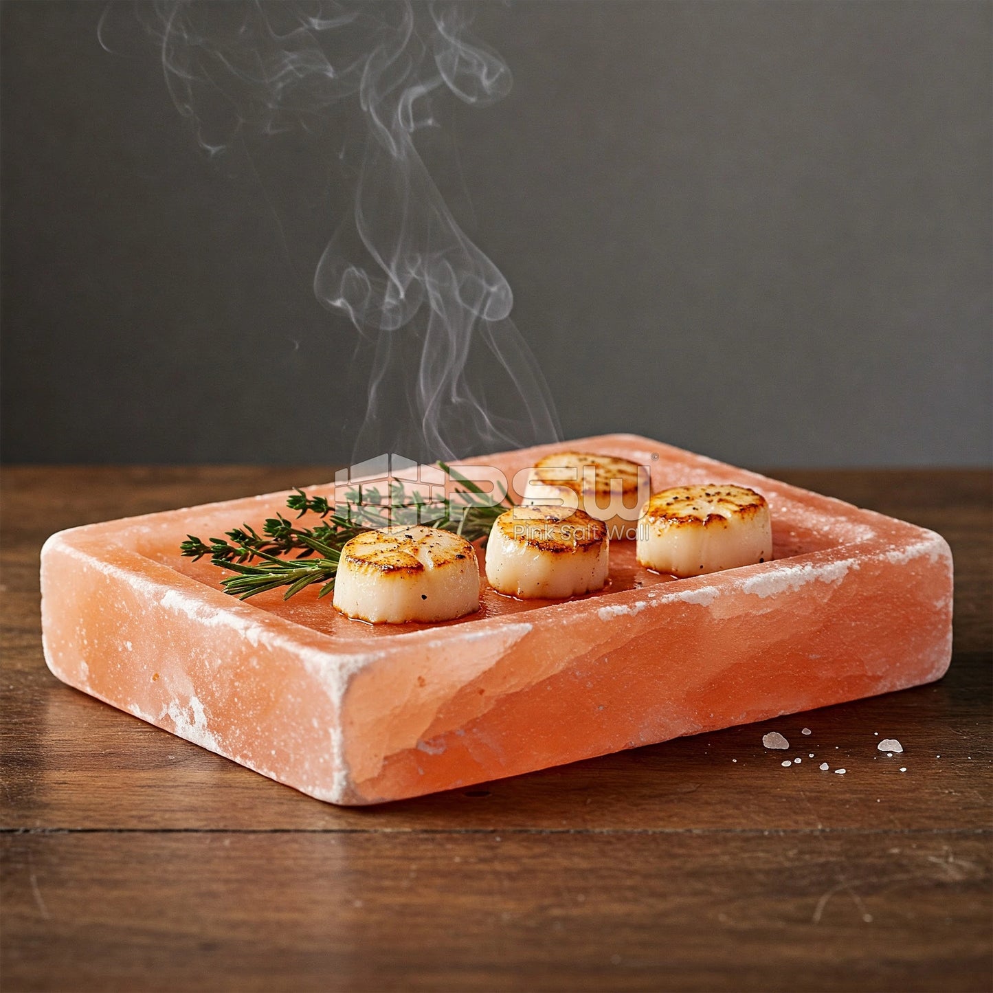 Himalayan Pink Salt Serving Block 8" x 8" x 2"