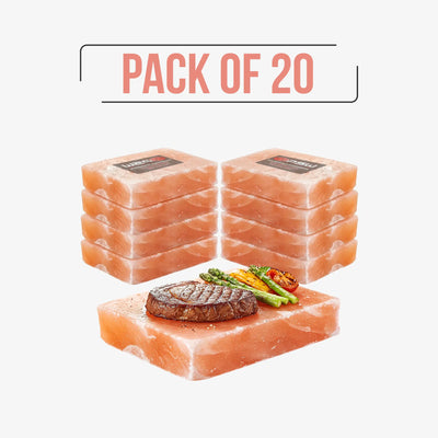 pink salt slab​ 12 x 8 x 2 pack of 20 
