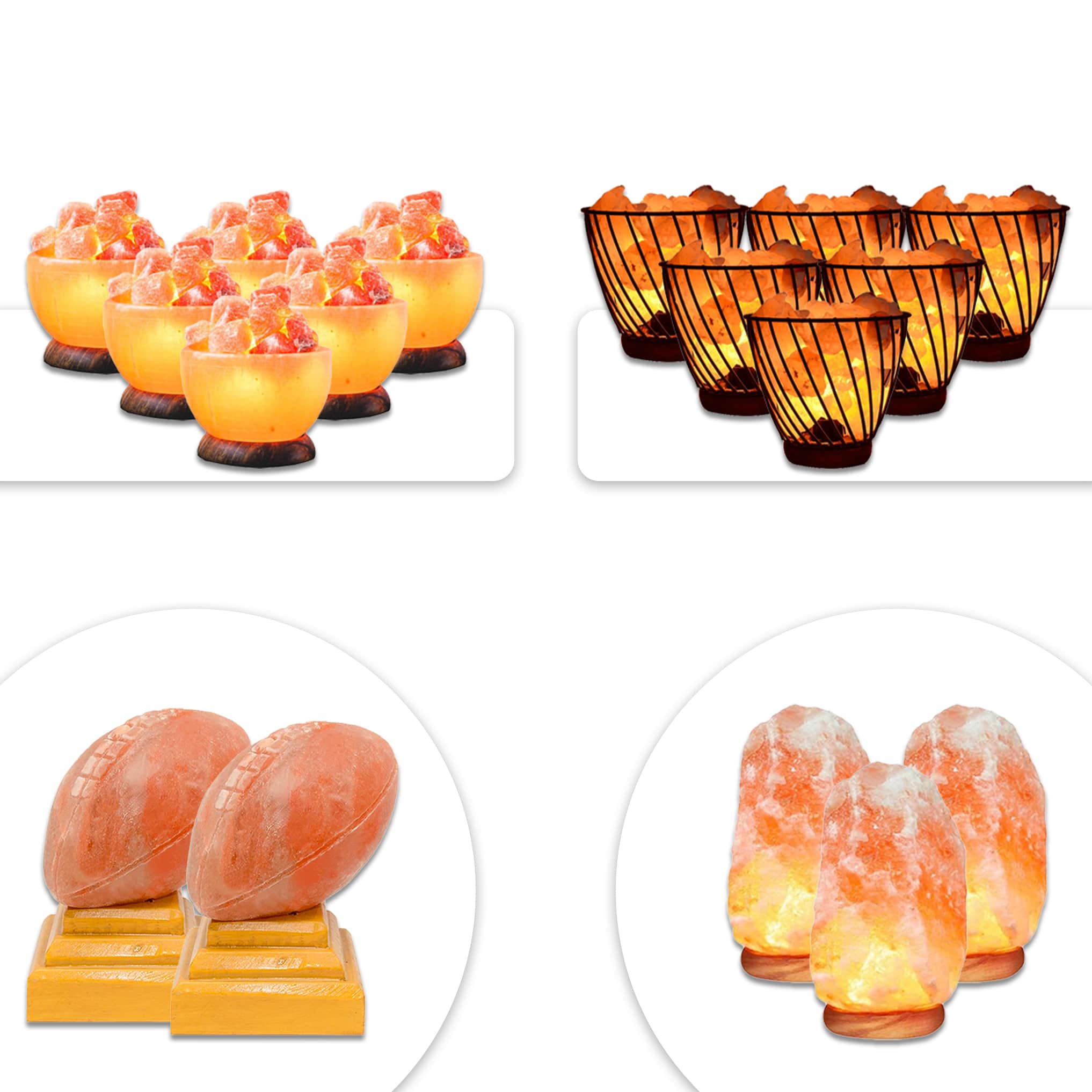 Himalayan Salt Baskets - Natural Salt Lamps
