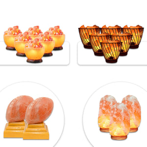 Himalayan Salt Baskets - Natural Salt Lamps