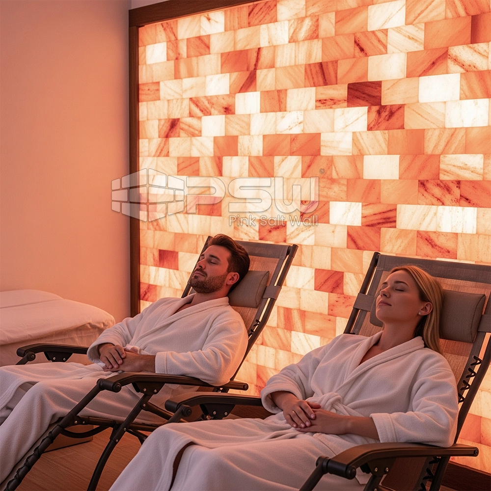 Wellness Kit: 100 Salt Bricks with 3 Saltite & 30-Ft Led String Lights