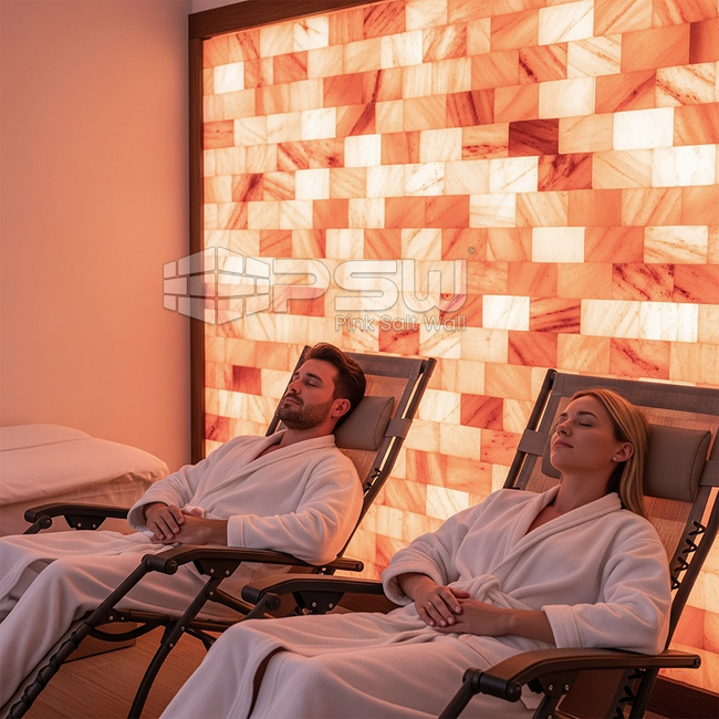 Wellness Pack 1: 100 Salt Bricks, 3 Saltite, 33 feet LED string lights & Music Machine