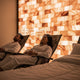 Wellness Pack 2: 200 Salt Bricks, 6 Adhesives, 66 feet LED light string & Music Machine