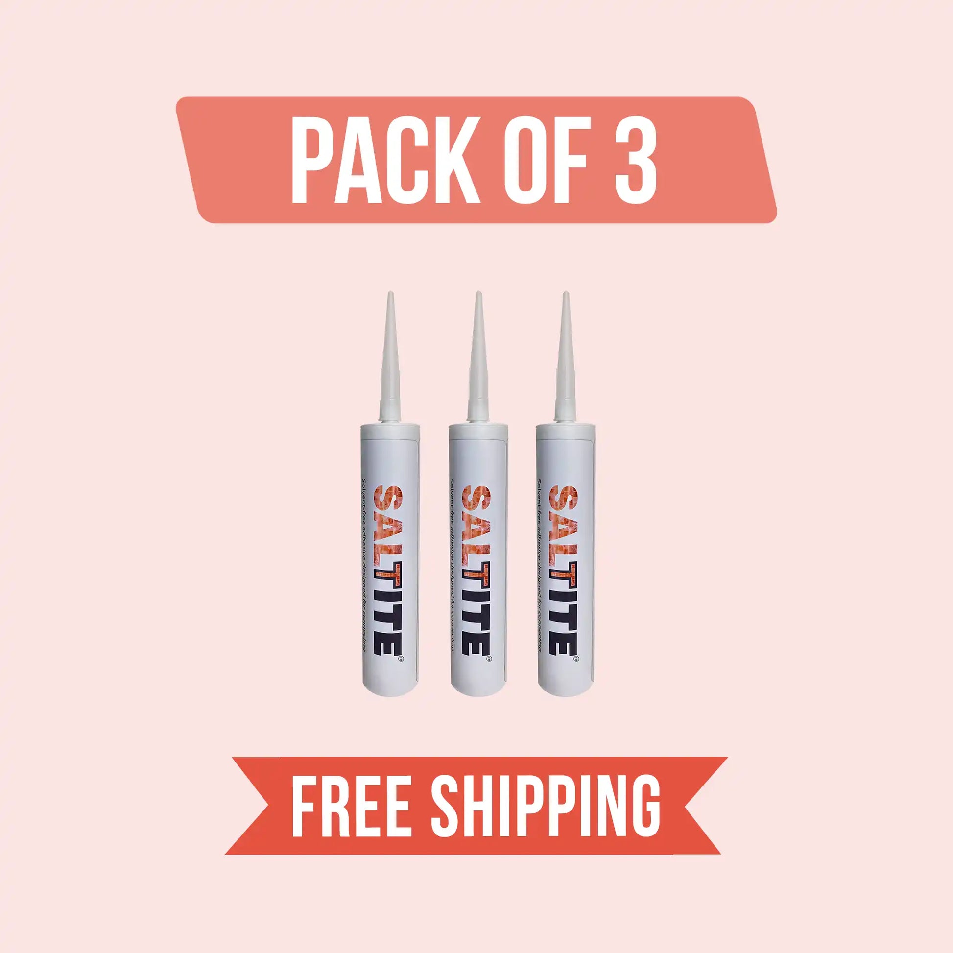 Himalayan Salt Adhesives  pack of 3