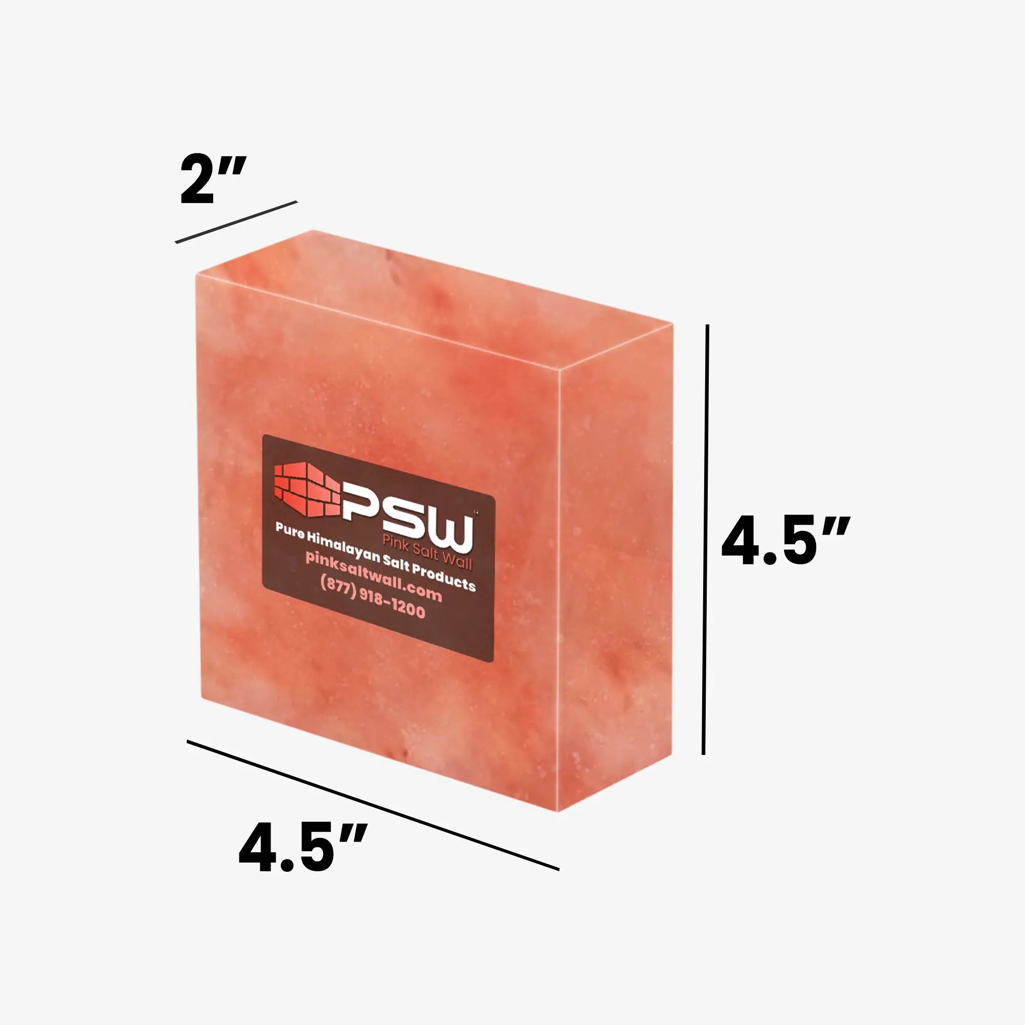 Himalayan Pink Salt Blocks - 4.5" x 4.5" x 2"