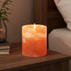 Scented Himalayan Pink Salt Candles 6" Sandal Wood