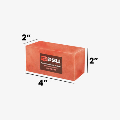 Himalayan Salt Blocks 4"(L) x 2"(W) x 2"(H)