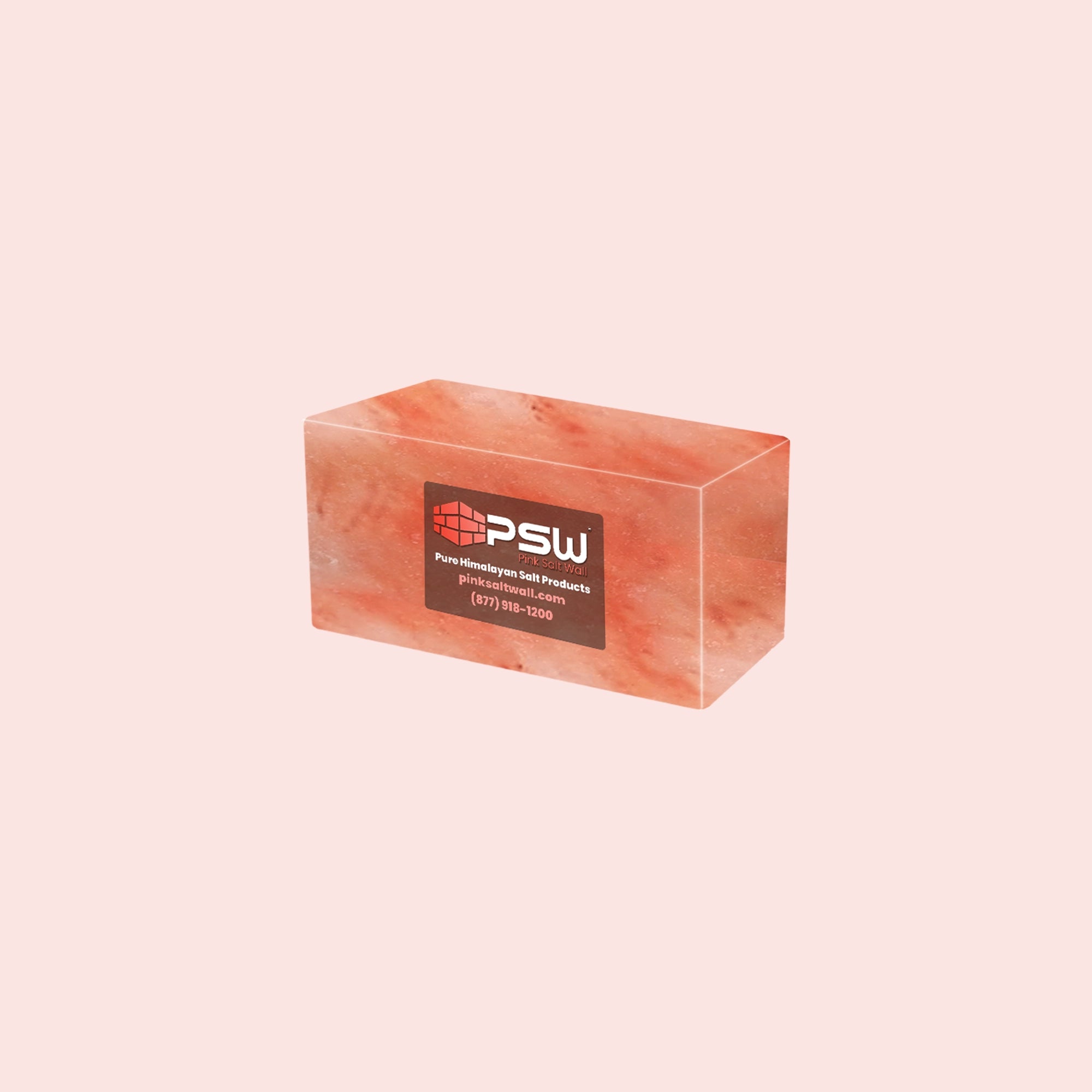 Himalayan Pink Salt Bricks - Unique Salt Blocks (4" x 2" x 2")