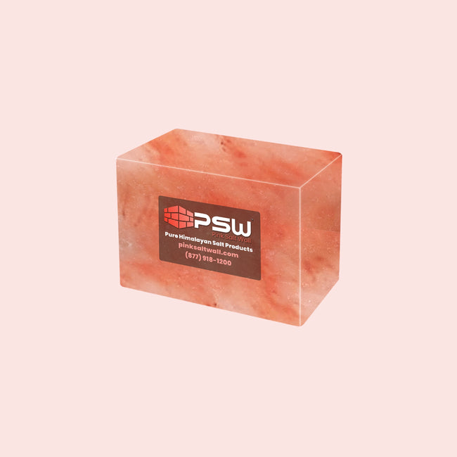 Himalayan Pink Salt Bricks - Unique Salt Blocks (4" x 3" x 2")