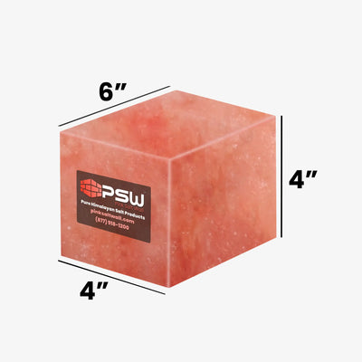 Himalayan Pink Salt Blocks 4"(L) x 4"(W) x 6"(H).