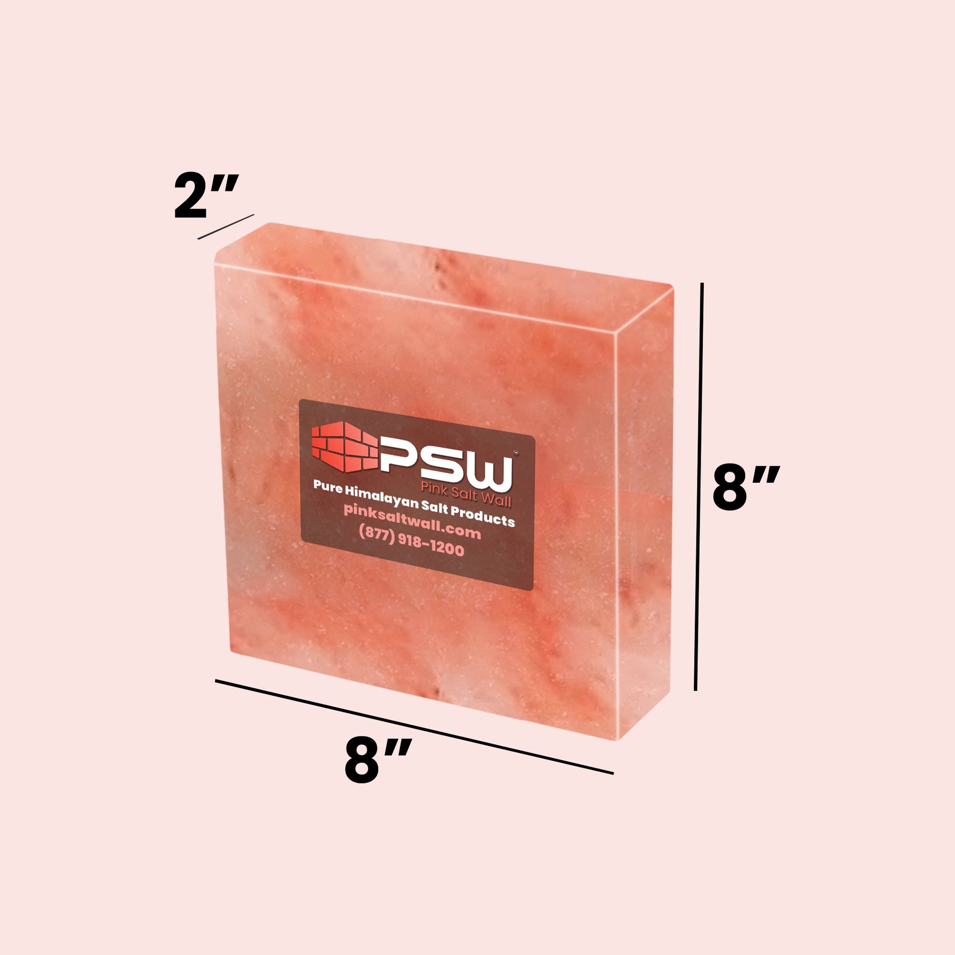 Himalayan salt block 8x8x2