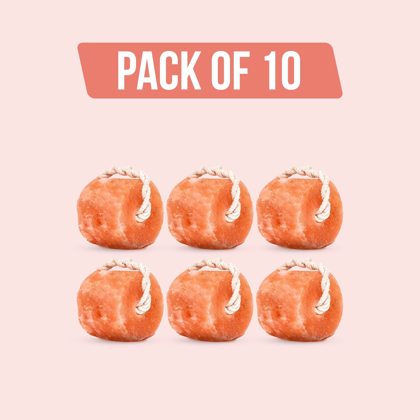 Himalayan Animal Licking Salt Block - 5lbs - Pack of 10