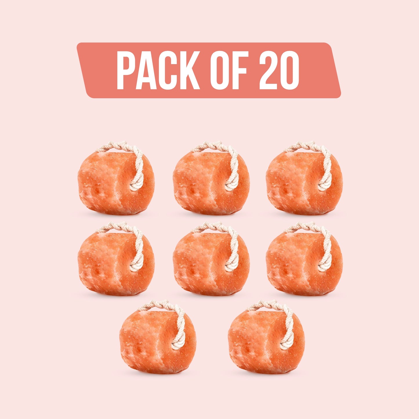 Himalayan Animal Licking Salt Block - 5lbs - Pack of 20