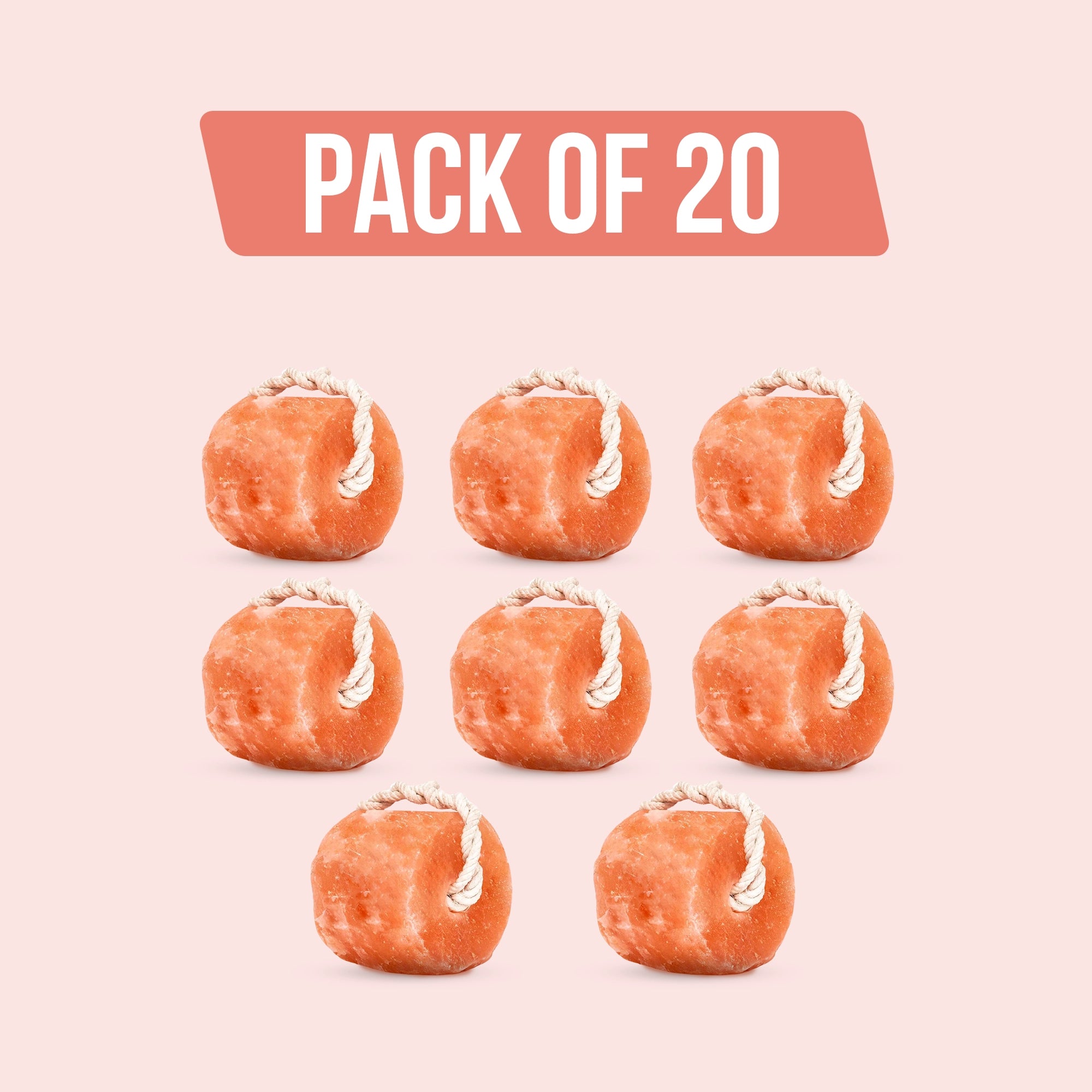 Himalayan Animal Licking Salt Block - 5lbs - Pack of 20